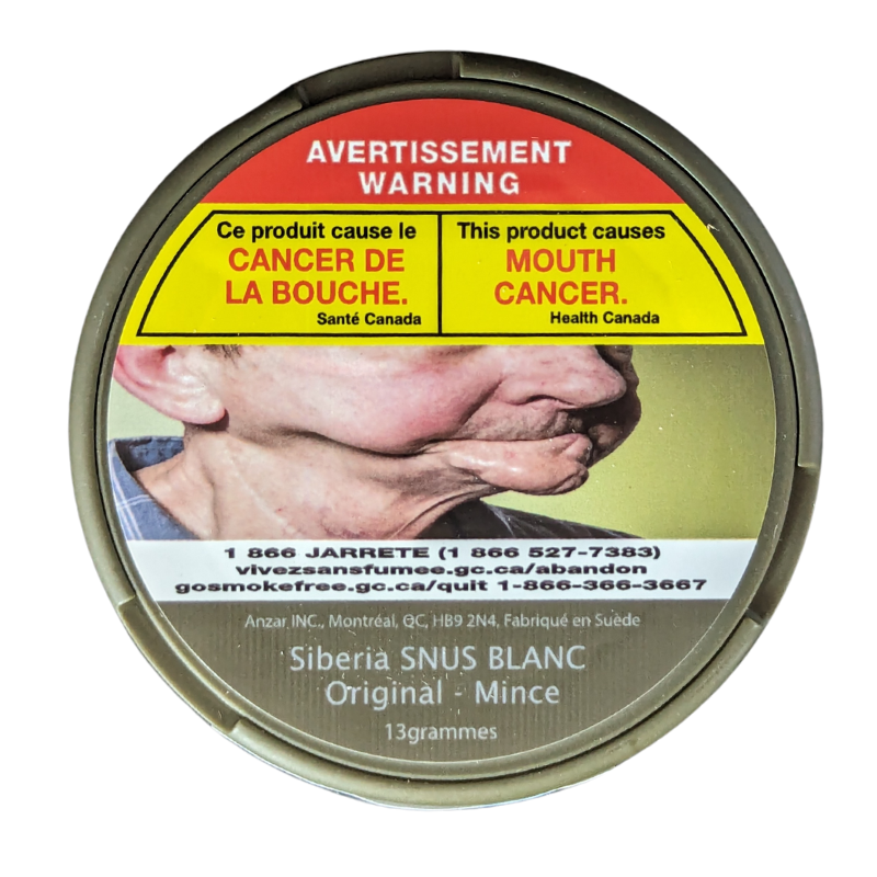 Siberia - Snus Blanc - Original - Mince - 13g Can (sleeve of 5)