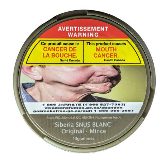 Siberia - Snus Blanc - Original - Mince - 13g Can (sleeve of 5)