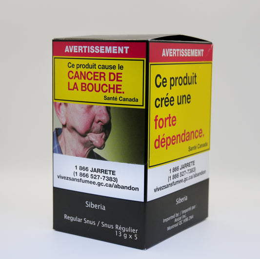 Siberia Regular Snus 13g (Box of 5)